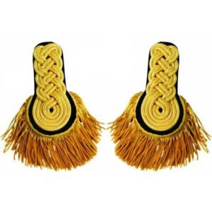 Golden Braided Epaulette Shoulders