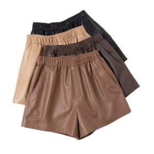 Stylish Leather Shorts for Street Fashion