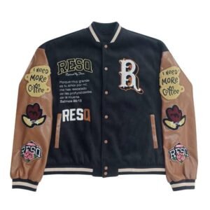 Comfortable Varsity Jacket for Daily Wear and Relaxing