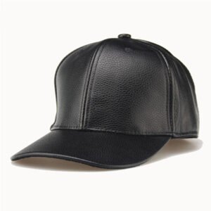 Premium Leather Trucker Cap Hat for Men