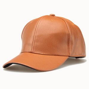 Classic Leather Trucker Cap Hat Casual Style
