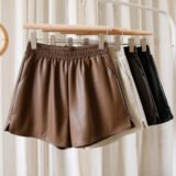 Modern Leather Shorts for Urban Style