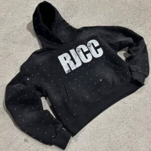 High Quality Rhinestones Hoodie for Long Term Use
