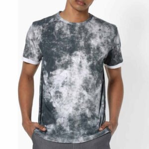 Acidwash Simple Casual T-Shirt for Modern Daily Lifestyle
